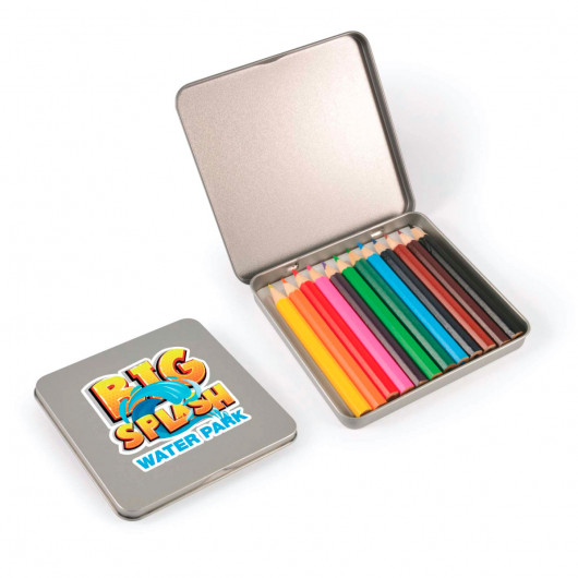 Promotional Pixie Tin & Colouring Pencils Main